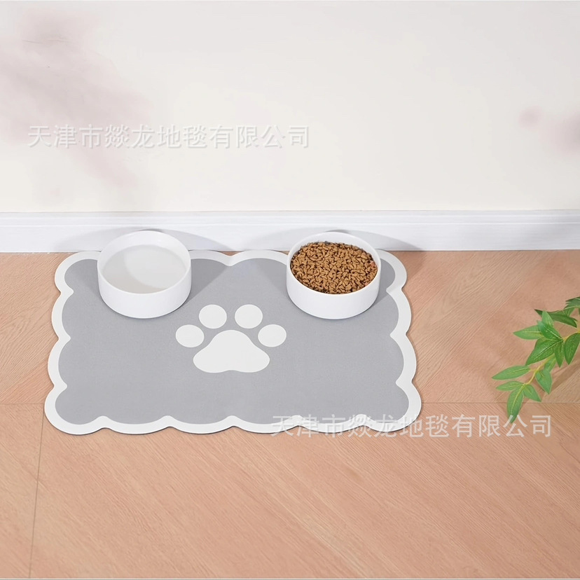 New pet placemat diatom mud mat feeding splash cat and dog diatom mud placemat cross-border for factory direct sales