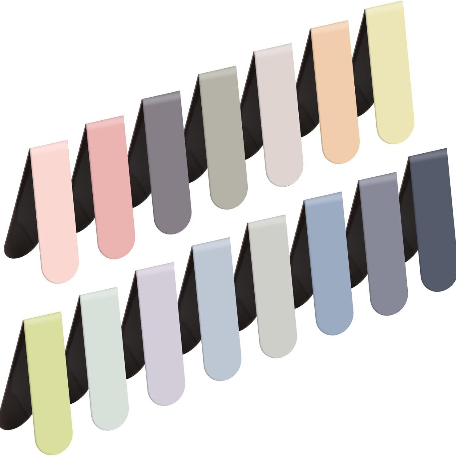 Factory Customized Blank Pure Color Morandi Color Magnetic Bookmark Bible Cross Butterfly Animal Oil Painting Bookmark