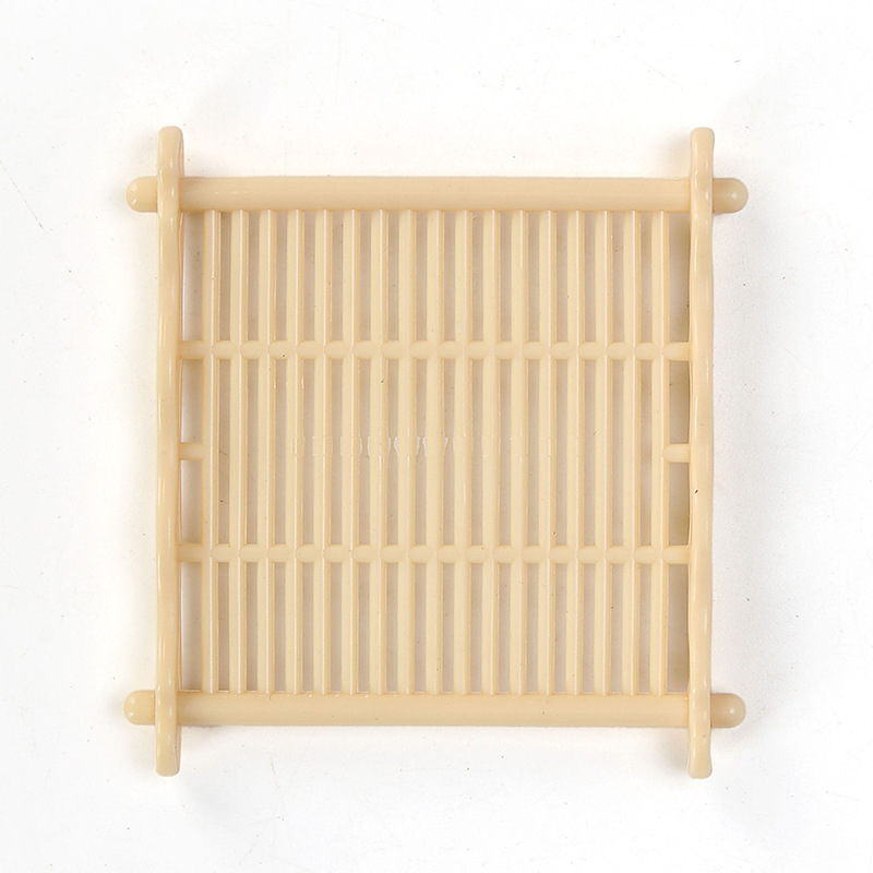 Plastic Tic-Tac-Toe Coasters, Melamine Insulated Tea Coasters, Cup Holders, Chinese Snack Pastry Mats, Small Jewelry Decorative Mats