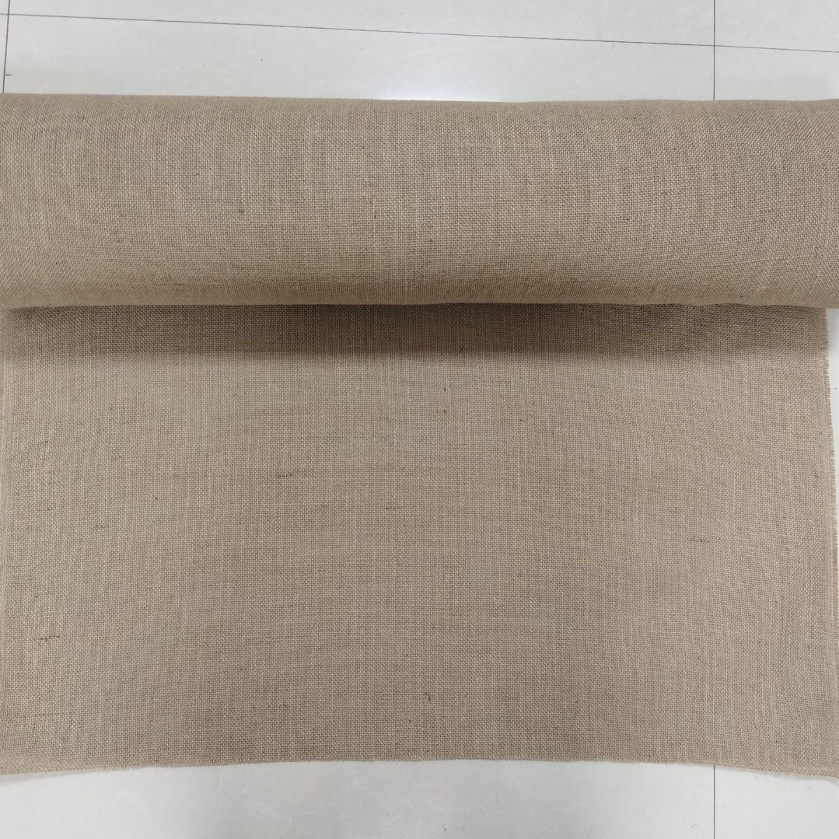 Dacheng Hemp Jute Cloth Natural Environmentally Friendly Old Hemp Flakes Packaging Burlap Fabric Burlap Roll Sack Cloth Cigarette Bag Cloth