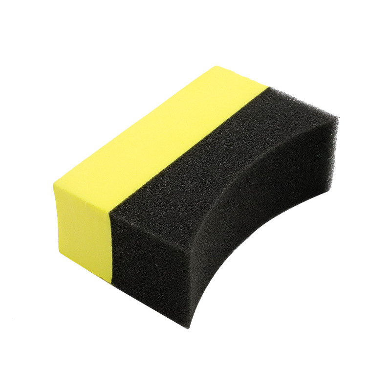 Car Washing Sponge Corner Wipe EVA Composite Tire Brush Waxing Sponge Beauty Cleaning Car Washing Car Brush