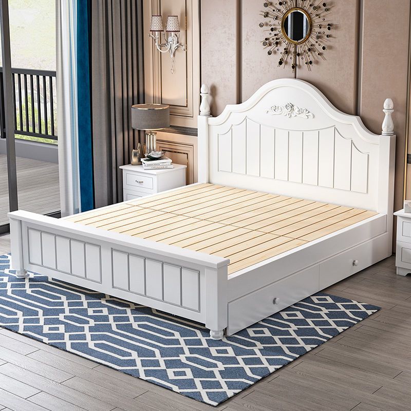 Кровать из массива дерева современный минимализм 1.68м двуспальная кровать экономичный вариант для арендуемой комнаты 1.2м односпальная кровать для спальни