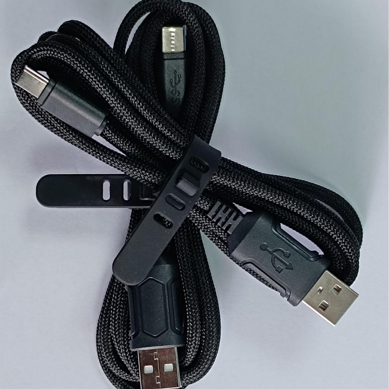 Универсальный кабель Type-C паракорд для мыши и клавиатуры, кабель с углом, мягкое магнитное экранирование, передача