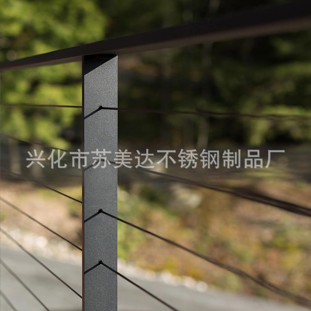 Cross-border 316 stainless steel oxidized blackened wire rope scissors 1/8 "stainless steel railing guardrail wire rope