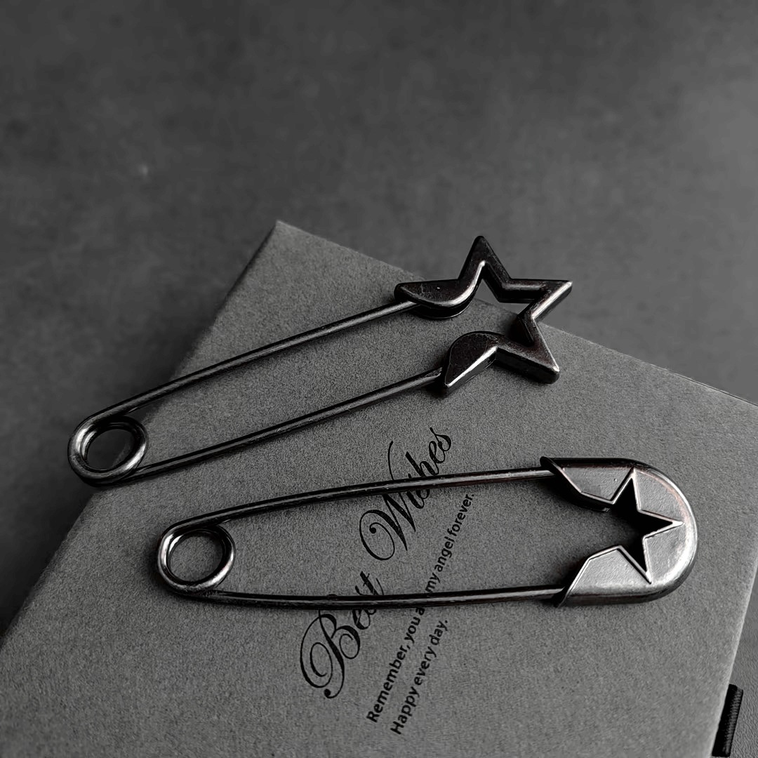 Trendy Brand Hat Jacket Accessories Vintage Zinc Alloy Electroplating Gun Black Guangdong Electroplating Gun Color Button