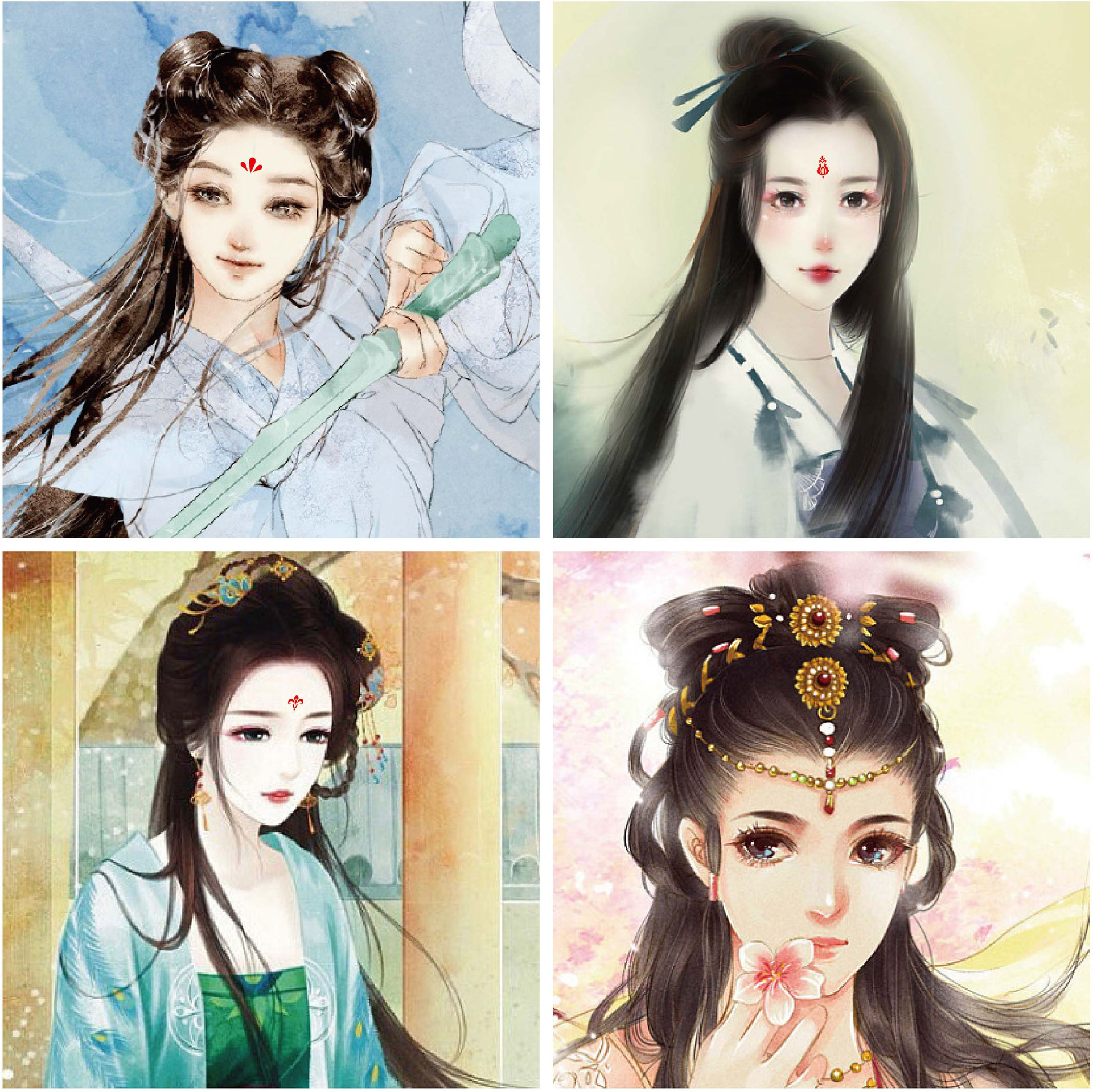 Factory in stock wholesale eyebrow stickers provoke the world of mortals ancient costume studio video drama twinkle forehead ornaments forehead stickers small eyebrow stickers