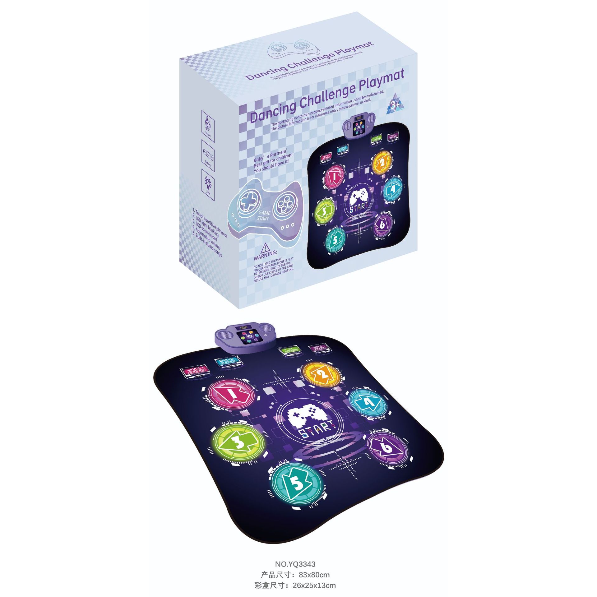 2025 New Cross-Border Bluetooth Dance Mat Game Mat Music Rhythm Competition Multi-Mode Gifts for Boys and Girls