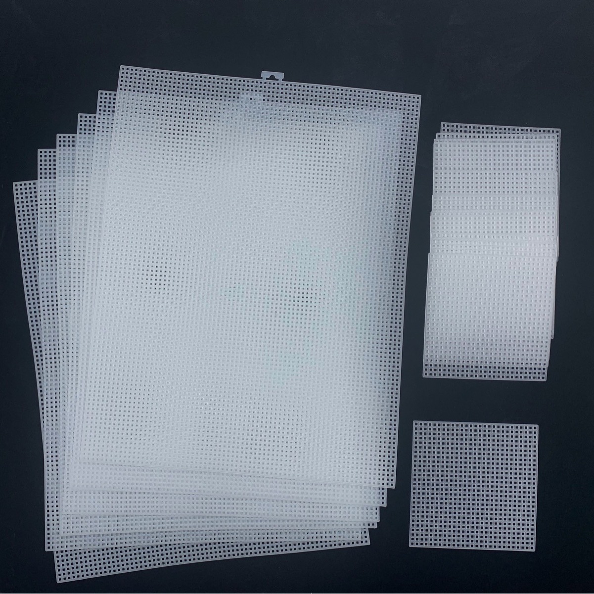 7ct square 14ct round eye B30 A2 plastic mesh three-dimensional cross embroidery cloth wool embroidery foreign trade export grid