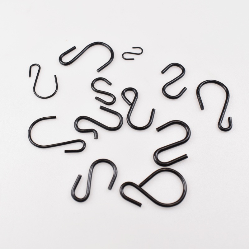 S-Shaped Hook, Iron Hook, S Hook for Kitchen Shelves, Door Hook, Iron S Hook, Black S Hook, Iron Hanging Hook, Special-Shaped Hook