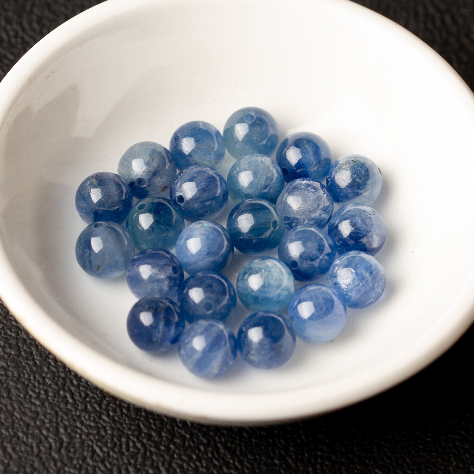 7A Natural Kyanite Scattered Beads Bracelet DIY Handmade Bead Crystal Single Round Bead Accessories Necklace