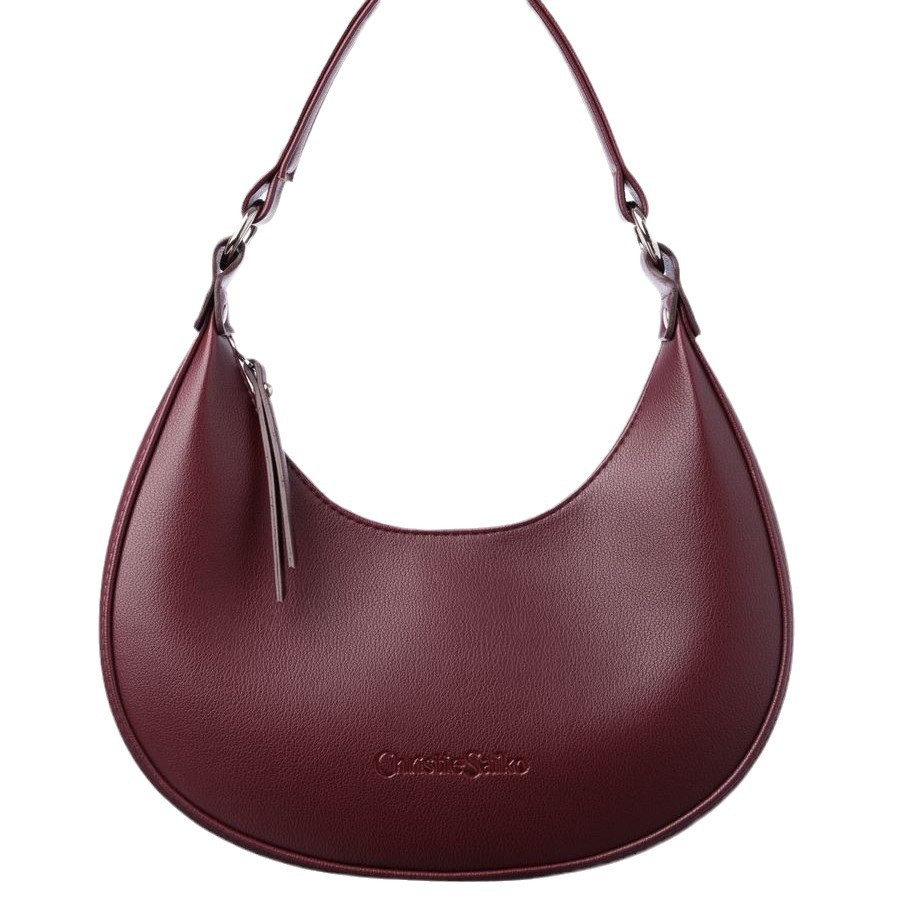 Cross-Border 2025 New Trendy Women's Crossbody Handheld Half-Moon Bag Fashion Light Luxury High-End Portable Shoulder Bag