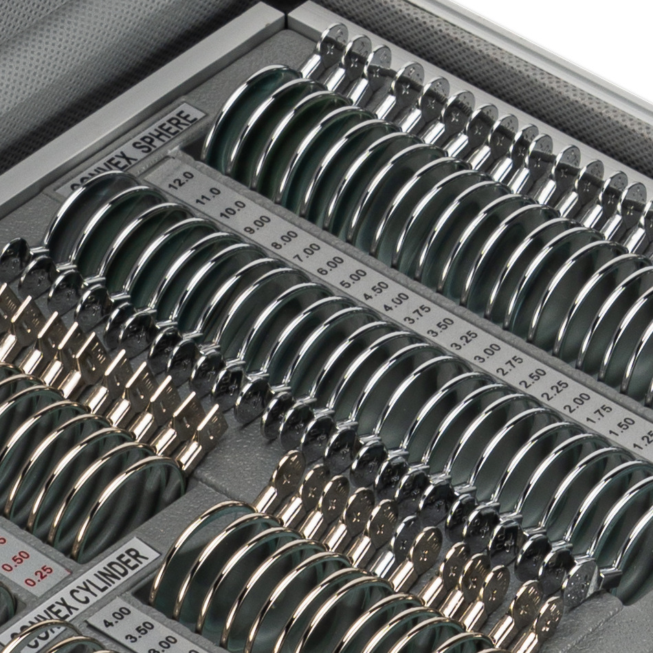 Glasses Lens Optometry Box Insert Box 158 Pieces Metal Insert Optometry Box Optical Lens Insert Export Model