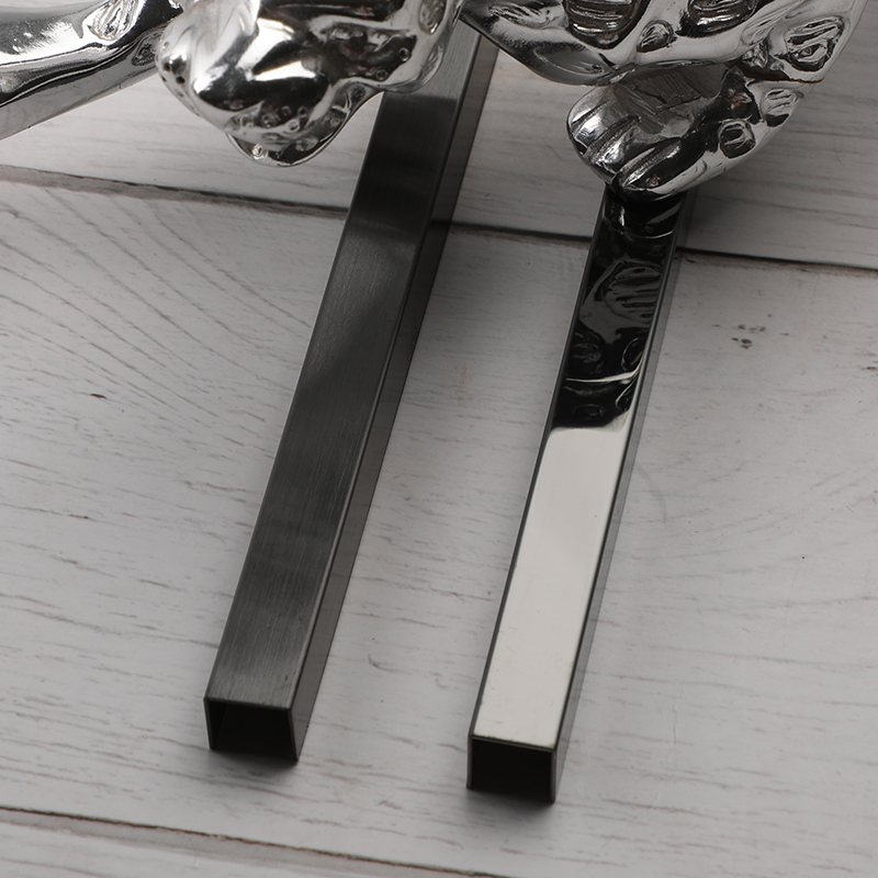 Stainless Steel U-Shaped Groove Edge Trim, Stainless Steel Decorative Strip for Ceiling Background Wall, Embedded, Rust-Proof and Durable