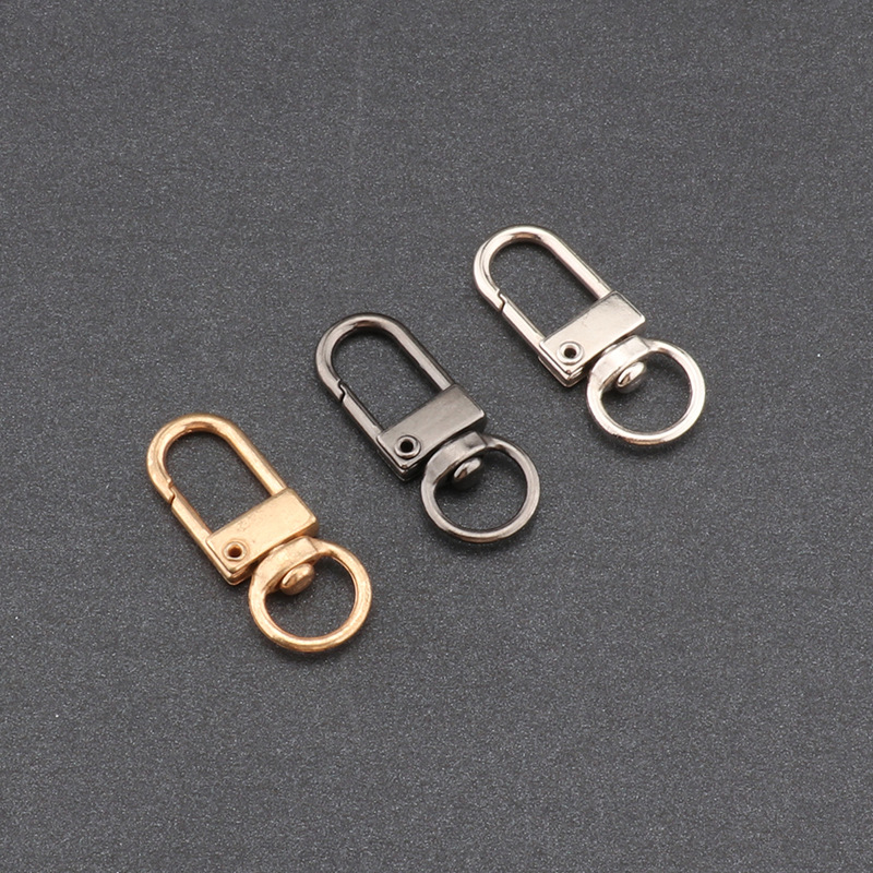 Factory spot mobile phone accessories key chain zinc alloy luggage buckle toy hardware accessories dog buckle spring buckle