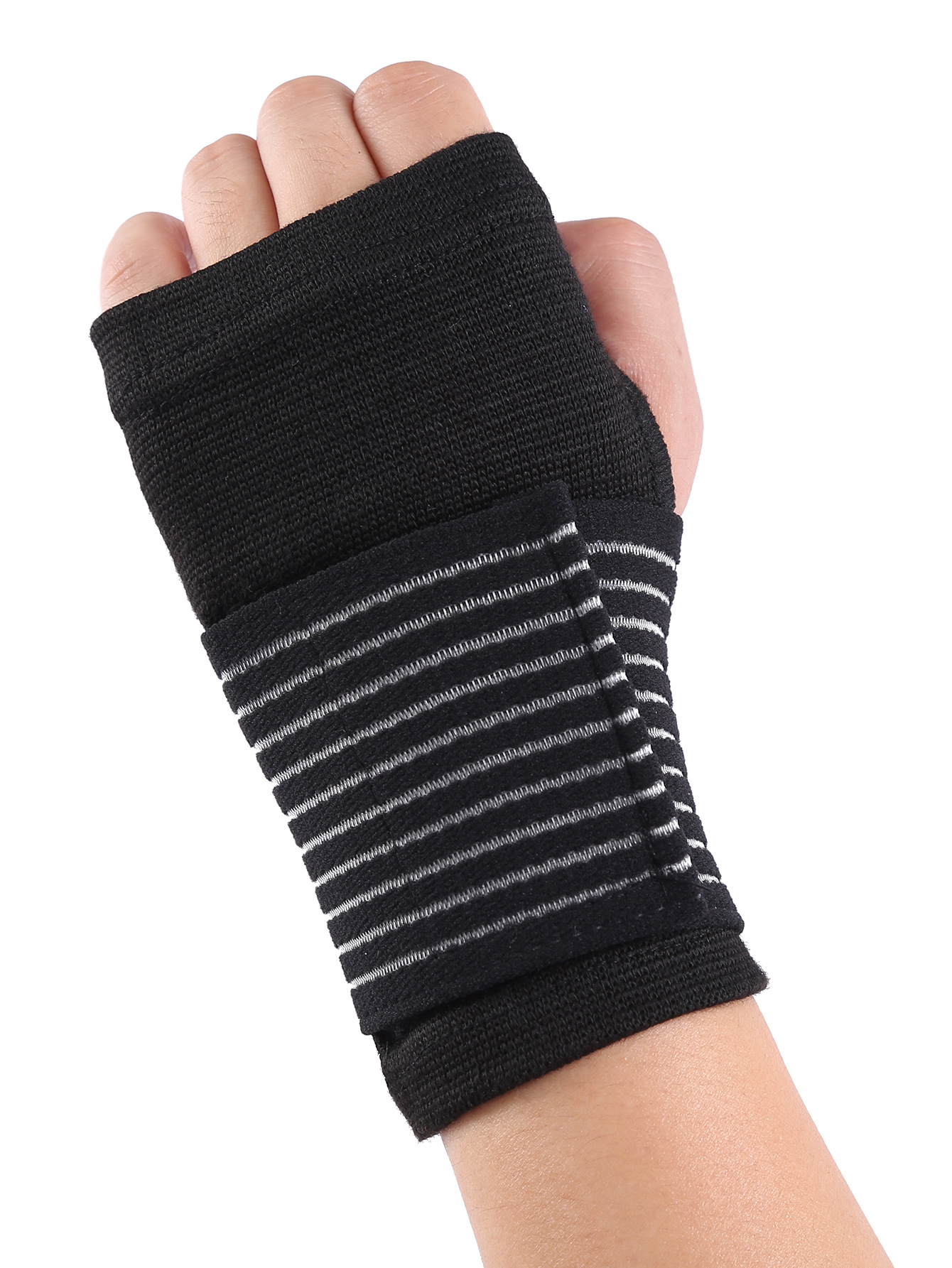 E-Commerce Platform Thickened Pressurized Palm Protector Cycling Protective Sports Gloves Palm Protector Fitness Gloves Elastic Wrist Protector