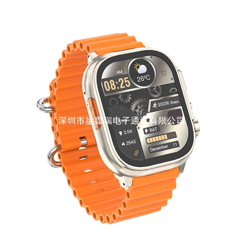 Ai Full Network Card 4g Call Android Watch Dynamic Real-Time Heart Rate Gps Real-Time Positioning Sos One-Click Alarm