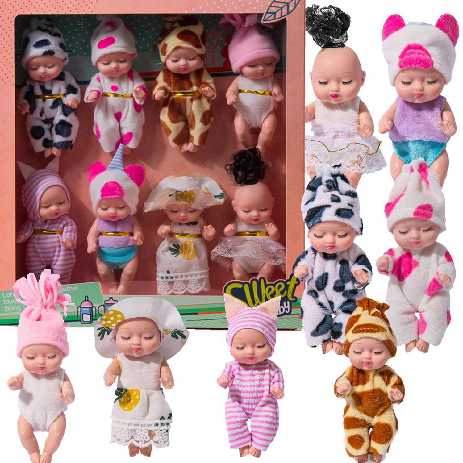 Rebirth Doll Sleeping Girl Princess Sleeping Children Toy Gift Box Wholesale bjd Doll Cross Border Exclusive