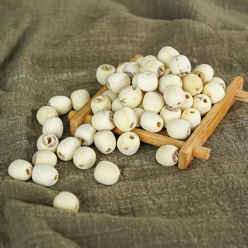 Luxurious Honghu Lotus Seed Gift Box 468g, Honghu Farmhouse Core-Removed White Lotus Seeds, Hubei Premium Gift Box