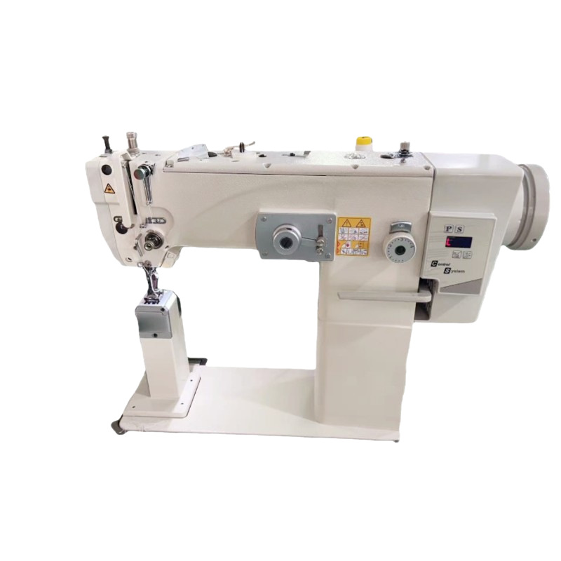 Wholesale Discount High-Column Two-Synchronous Feeding Zigzag Sewing Herringbone Sewing Machine Left and Right Point Sewing Industrial Use