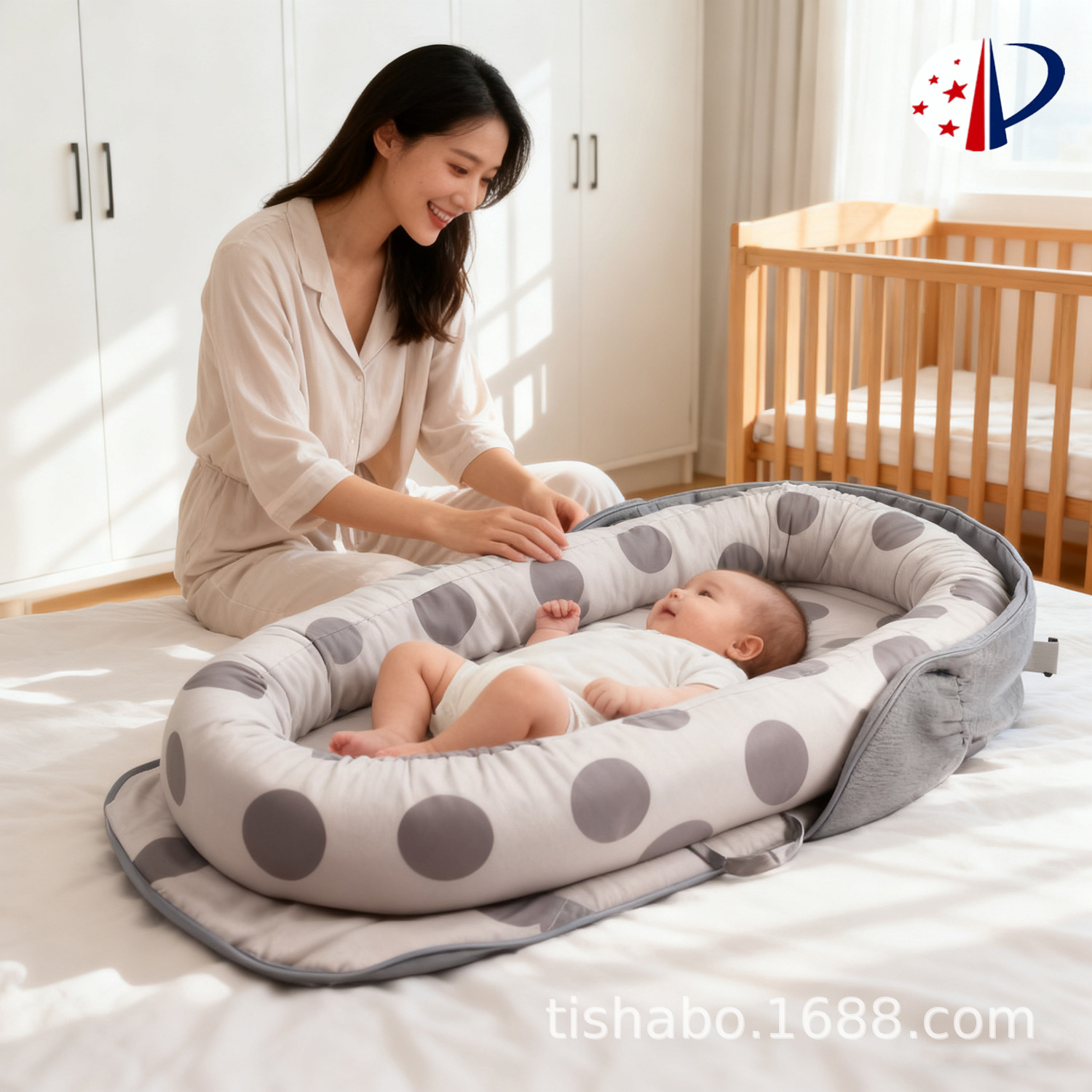 Фабричный индивидуальный складной и washable детский матрас для путешествий из хлопка