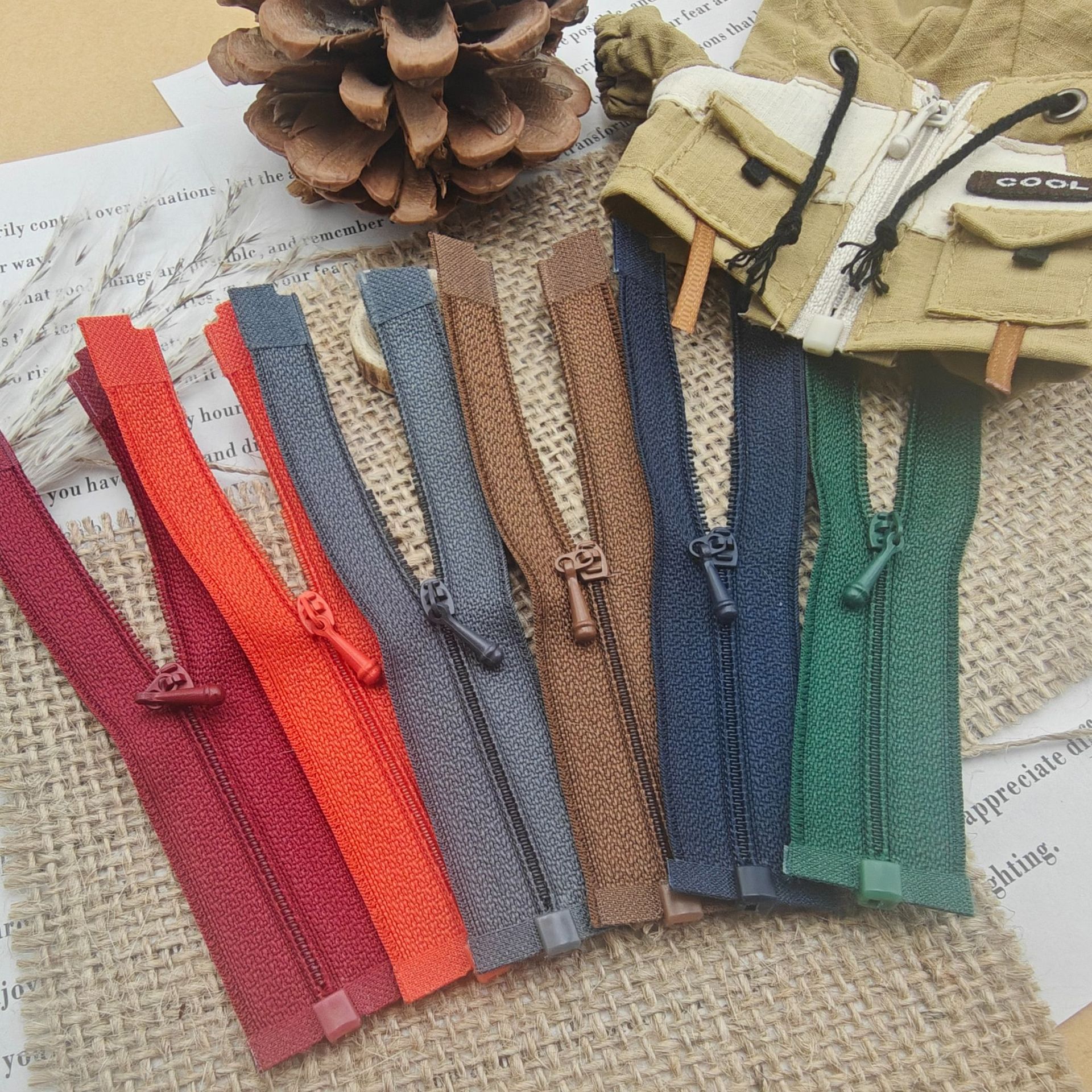 № 0 Молния Нейлон Молния Цветная № 0 Открытая молния для сумки Маленькая кукла с мини молнией Аксессуары для одежды кукол