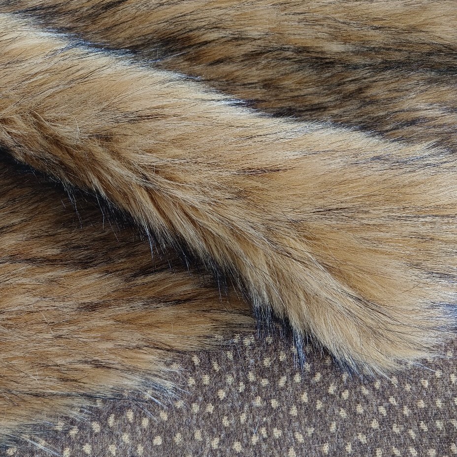 Plush Factory Ready Supply Plush Brown Raccoon Hair Natural Color Raccoon Hair Yellow Raccoon Hair Free Sampling