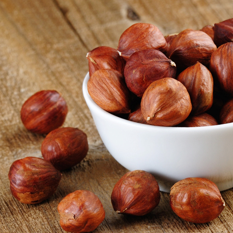 New large hazelnut kernel 500g nuts original cooked baking raw materials northeast specialty hazelnut nuts with skin wholesale