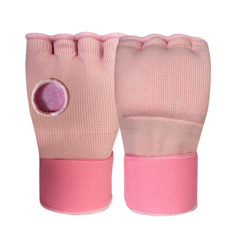 Boxing Gloves Half-Finger Gloves Sanda Fighting Lazy People Quick Hand Wraps Bandage Hand Protection Muay Thai Men and Women