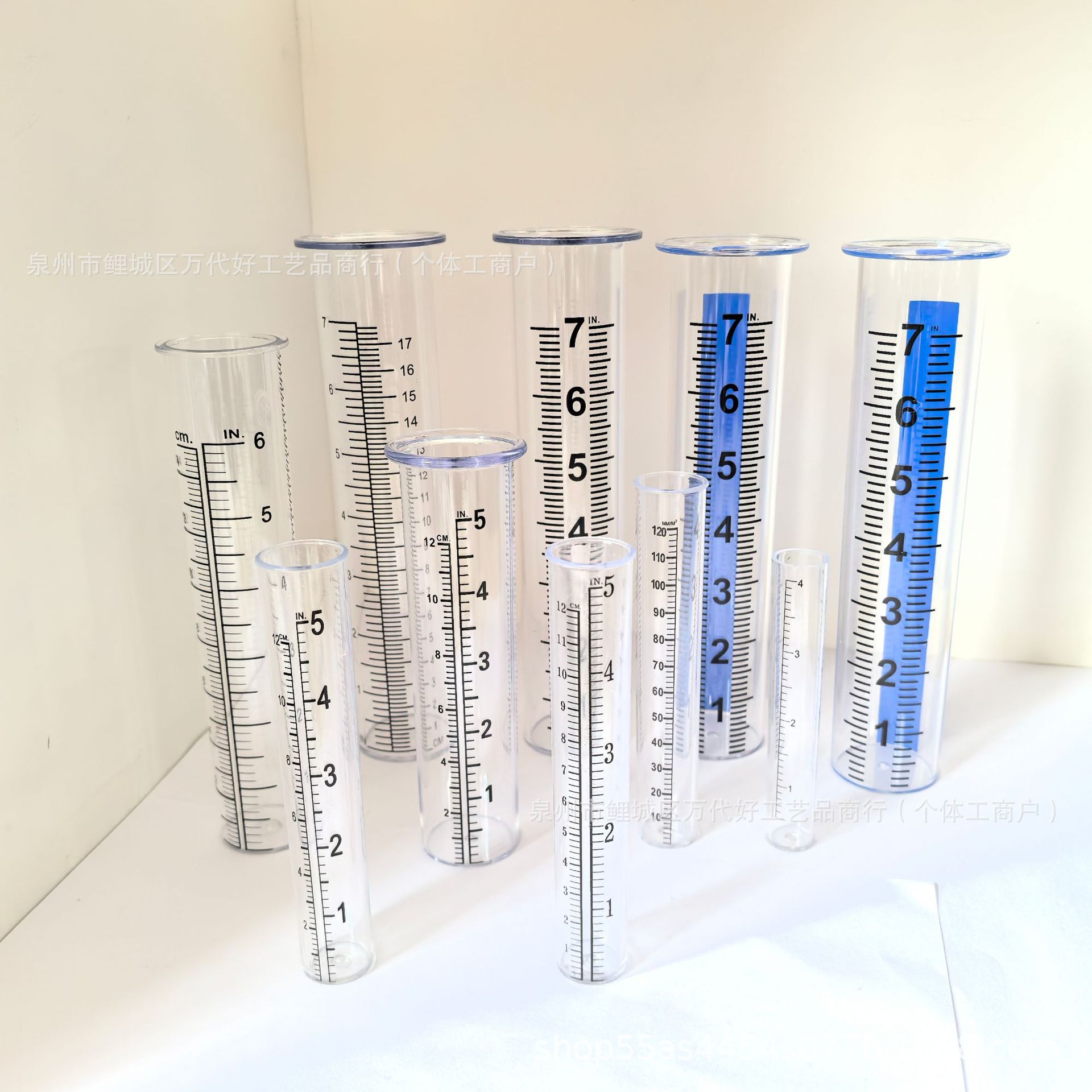 Пластиковая пробирка для тестов, садовый стеклянный дождемер, популярный кросс-бордерный дождесборник, уличный железный дождемер