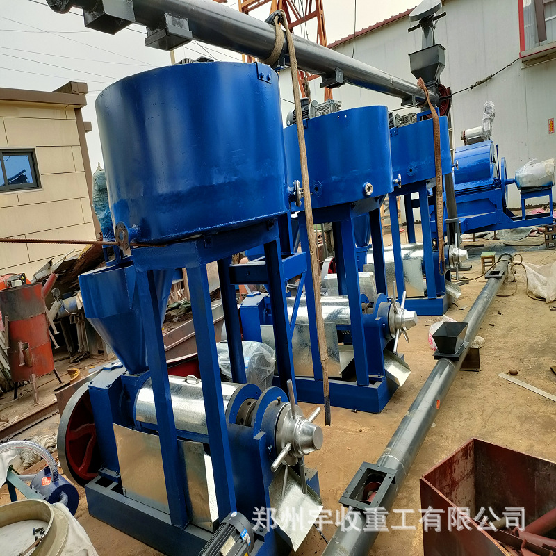 30-50 Tons/Day Oil Seed Oil Cake Secondary Pressing Equipment, Rapeseed Peanut Soybean/Coconut Meat Oil Sunflower Oil Press Set