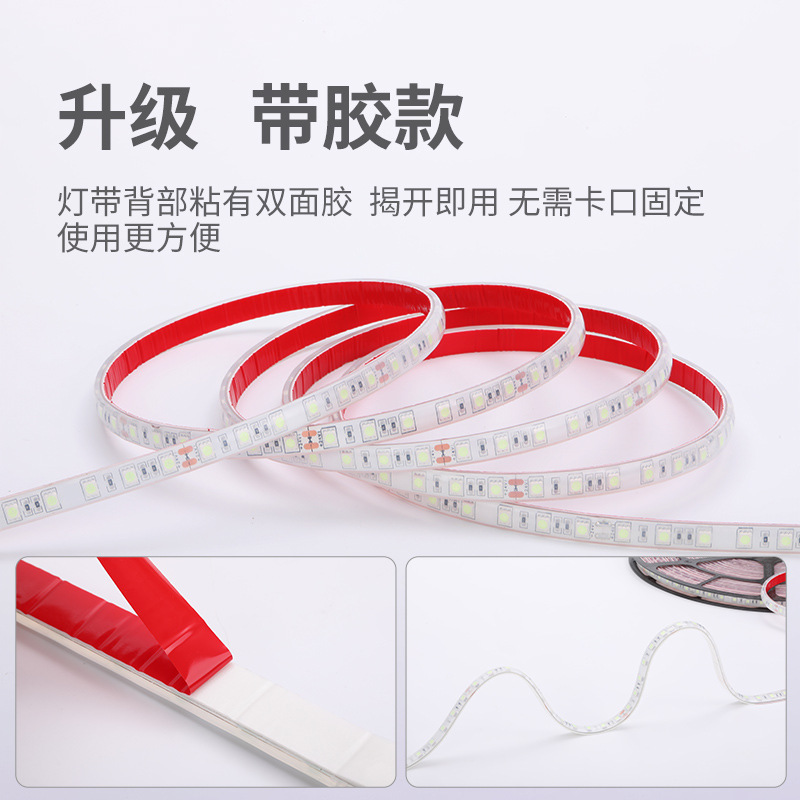 Solid Silicone Led Light Strip Outdoor Waterproof 24V High Brightness Ip68 Fish Tank Swimming Pool Underwater Lighting Landscape Soft Light Strip