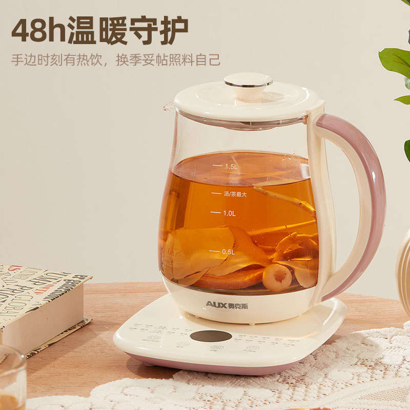Oaks Health Pot Multi-Functional Household Electric Water Kettle Tea Kettle Office Water Kettle Thermal Insulation Flower Tea Kettle