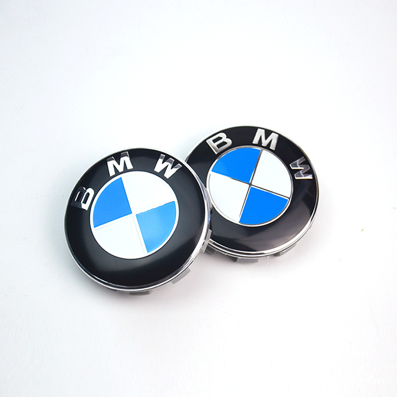 Suitable for Bmw Car Hub Cap Mark 68mm 3 Series 5 Series X1X5X6 Center Cap m Mark 10 Claw Blue and White Tire