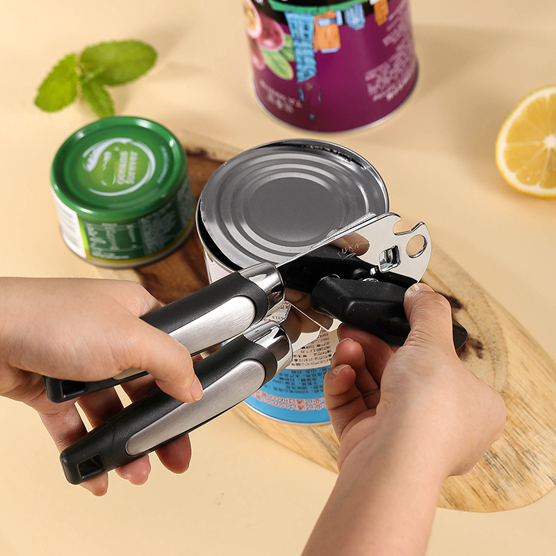 Can opener kitchen gadget can multi-function lid opener cross-border manual iron can lid opener