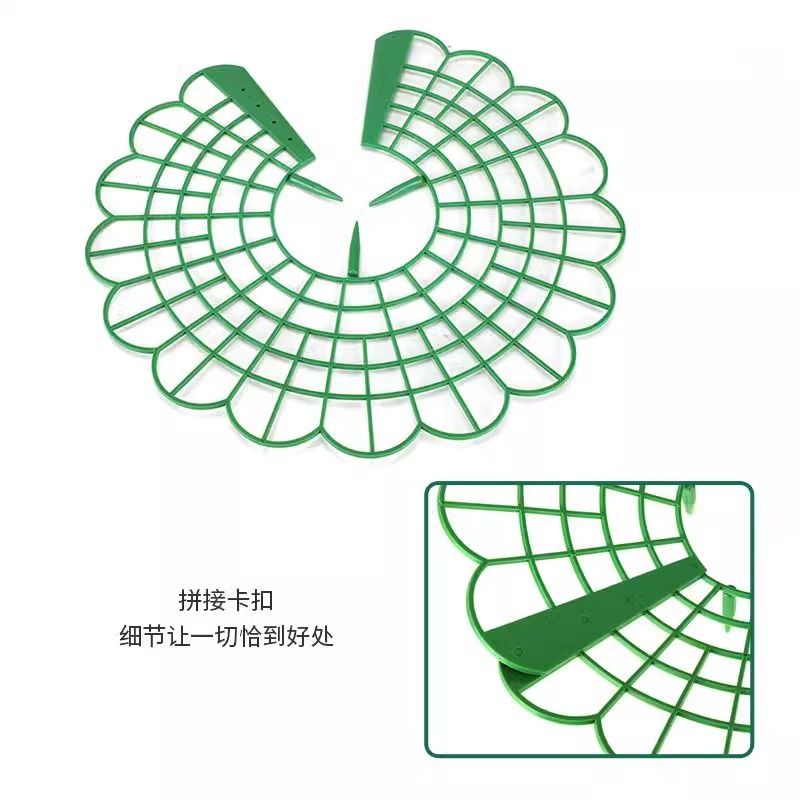 Vegetable Strawberry Rack Round Tray Bracket Anti-landing Potted Plants Green Plants Splicing Anti-rotten Leaves Rotten Durable Horticultural Support