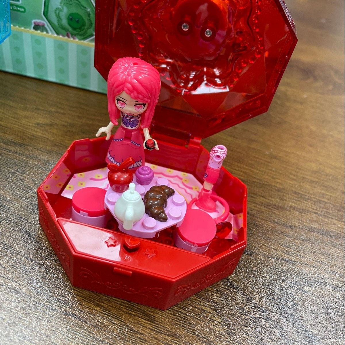 Popular Crystal Girl Educational Children's Building Blocks Creative Ornaments Cartoon Factory Direct Wholesale