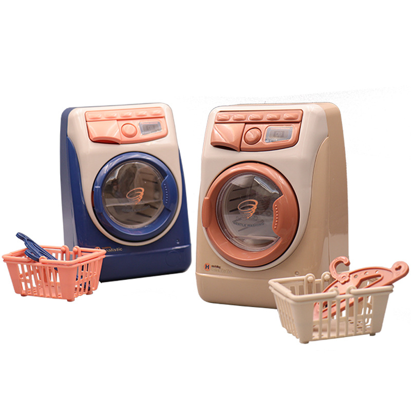 Children's Washing Machine Toys Girls Play House Simulation Simulation Boy Home Role Play Cross-Border Wholesale Wholesale