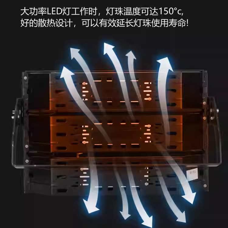 Led High Pole Floodlight, Large Stadium Light, Service Area Dock Tower Chandelier Module, Tunnel Light, Square High Pole Light