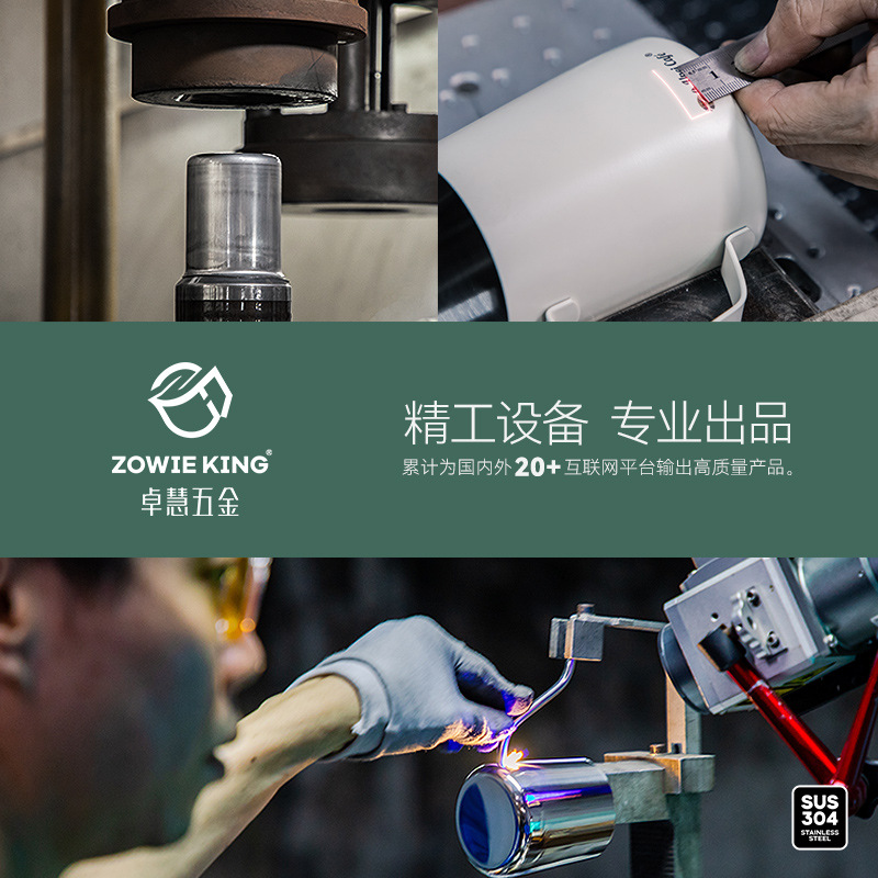 Source manufacturers 304 stainless steel hand pot 250~600ml long mouth pot coffee pot boutique coffee shop appliances