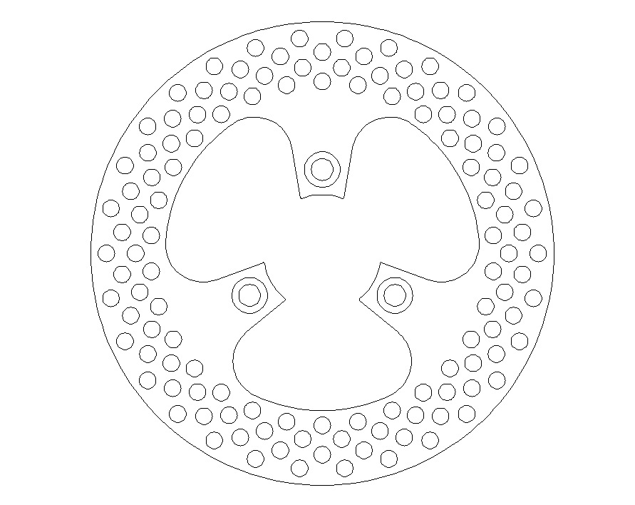 Factory Direct Supply of Mbs Mavericks No. 9 Electric Motorcycle Modified 220m Brake Disc Aircraft Sound Disc Brake Disc Can Be Customized and Changed