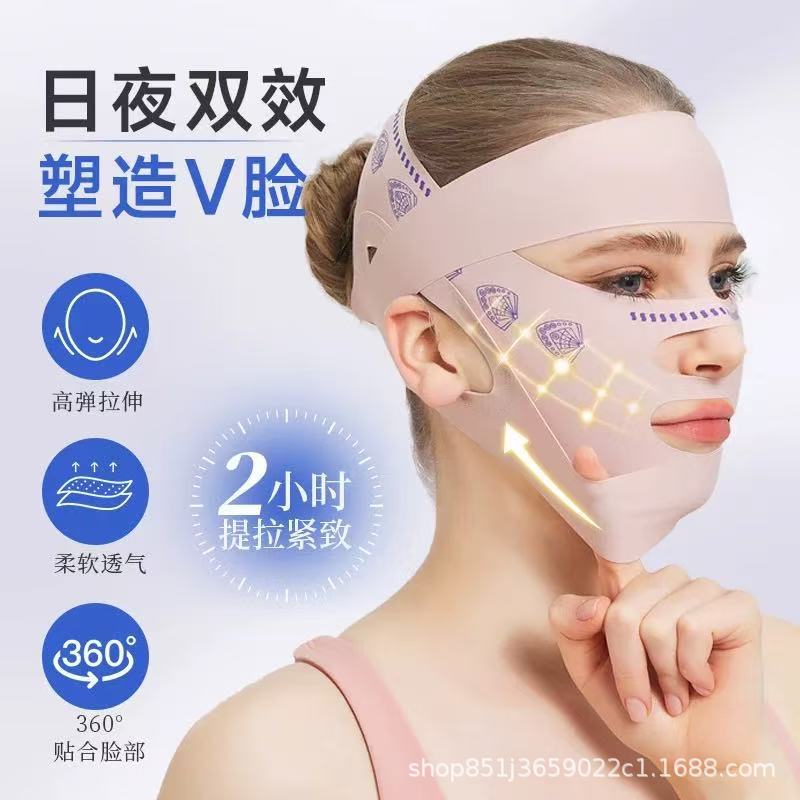 Маска для подтяжки лица, формирующая повязка для полного лица, улучшение линии лба