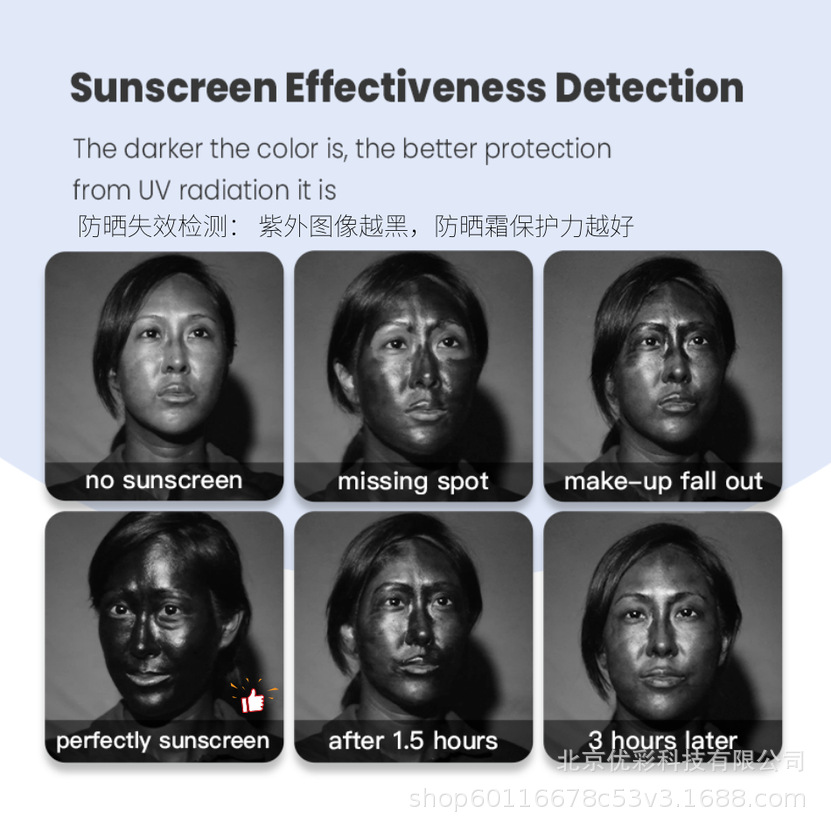 Uvlook Ultraviolet Sunscreen Camera Sunscreen Effect Inspection Beauty Skin Detector Smart Skin Care