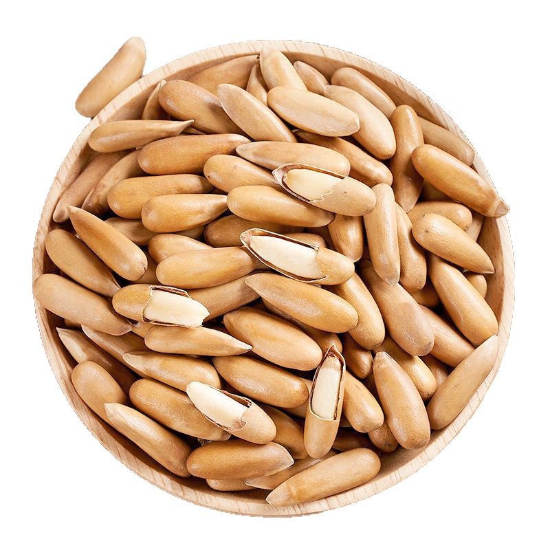 A generation of hand-peeled Brazilian pine nuts 500g snack nuts specialty fried annual goods wholesale Afghan pine nuts