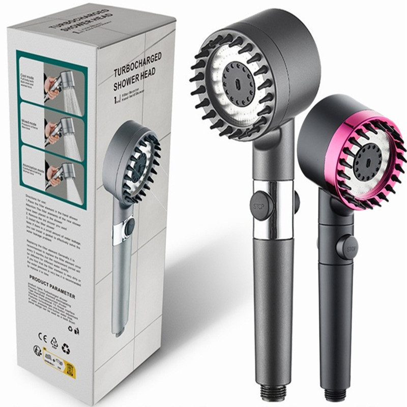 Популярная суперзаряженная душевую головку с тремя скоростями, продающаяся на Amazon
