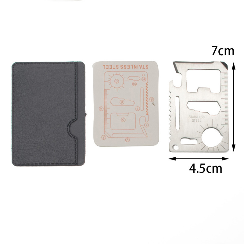 Tool card Swiss Army knife card multi-function tool card knife card Army card fan knife in stock outdoor camping card knife