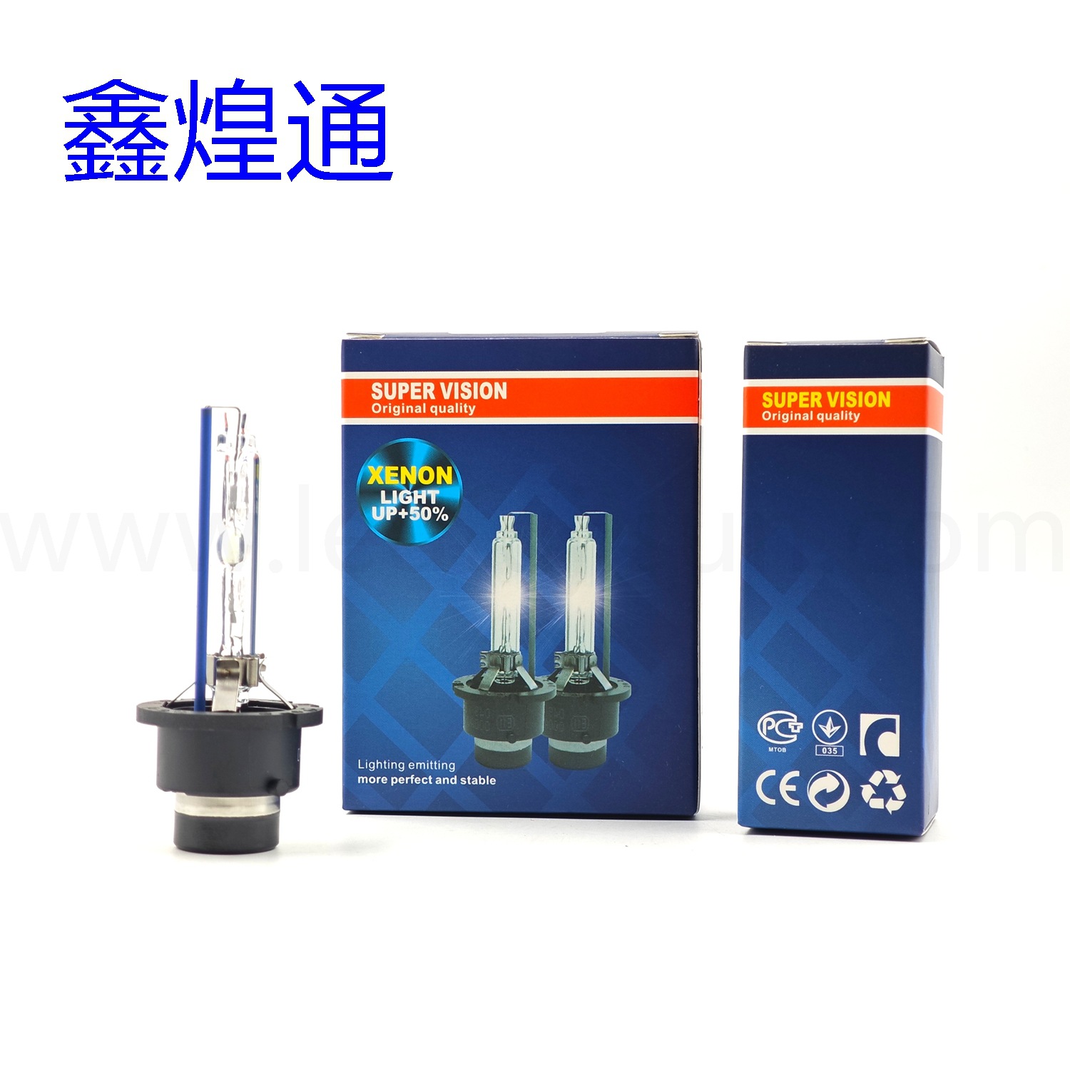 Cross-Border Supply of Automotive Light Bulbs Hid D2S D2C Automotive Hid Light Bulbs 12V35W 55W 6000K D1S