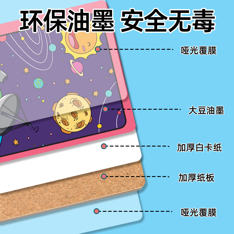 Water painting children's painting magic painting water repeated graffiti painting suit boys and girls watercolor toys