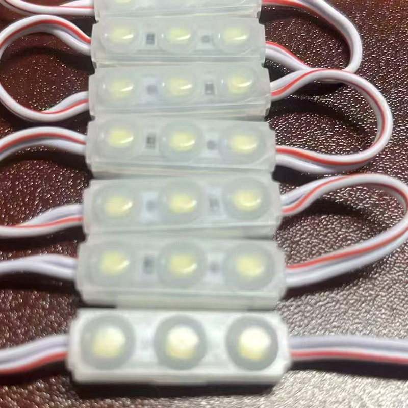3 Lamp Small Module Dc12V Advertising Lamps Led Lighting Module Light Source Billboard Light Box Luminous Injection Molding Module