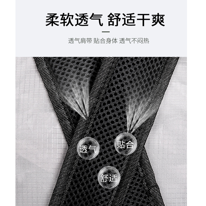 Factory wholesale outdoor sports backpack water-repellent simple portable folding bag comfortable lightweight skin bag