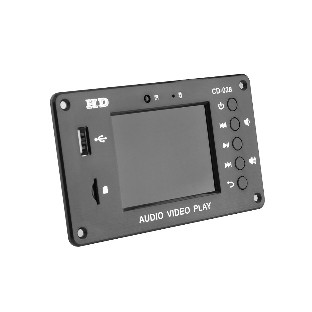 HD car 2.8-inch TFT screen audio module lossless full-format MP5 Bluetooth decoder calendar clock